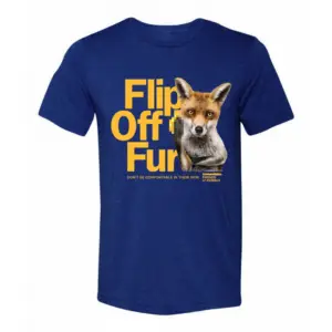 Flip Off Fur T-shirt