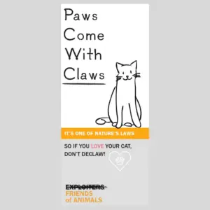 Paws Come With Claws - 50 for $4