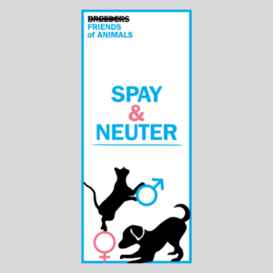 Spay & Neuter Brochure - 50 for $4