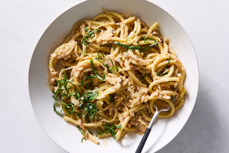 Creamy Vegan Cabbage Pasta