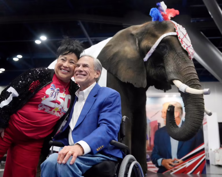 Jeers to Texas Republican Convention for using a live elephant as a political prop