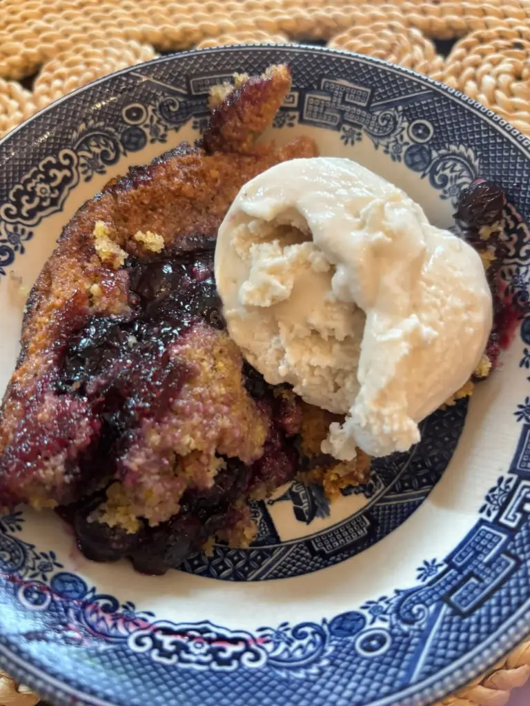 Blueberry Spoon Cake